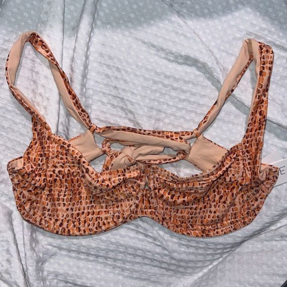 NWT L*Space Camellia Bikini Top Wild Bunch DD Cup - Picture 7 of 11